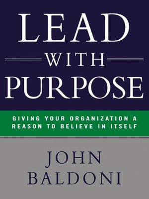 cover image of Lead with Purpose